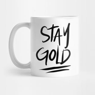 Stay Gold - Black Mug